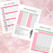Load image into Gallery viewer, 12 Week Health &amp; Fitness Journal Kit [A4 printable]
